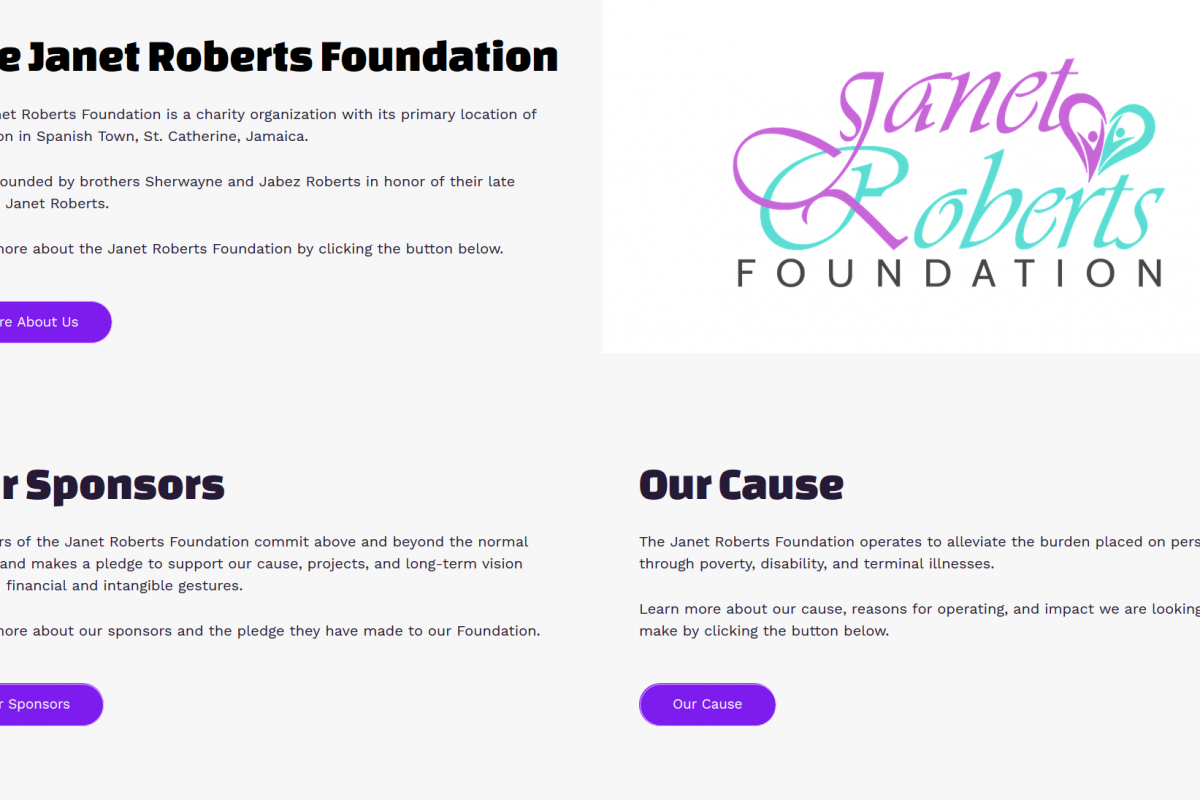 Janet Roberts Foundation 1
